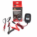 FOXSUR 6V 12V 1A Automatic Smart Battery Charger Maintainer  With SAE Line For Car Motorcycle Scooter Deep Cycle AGM GEL VRLA