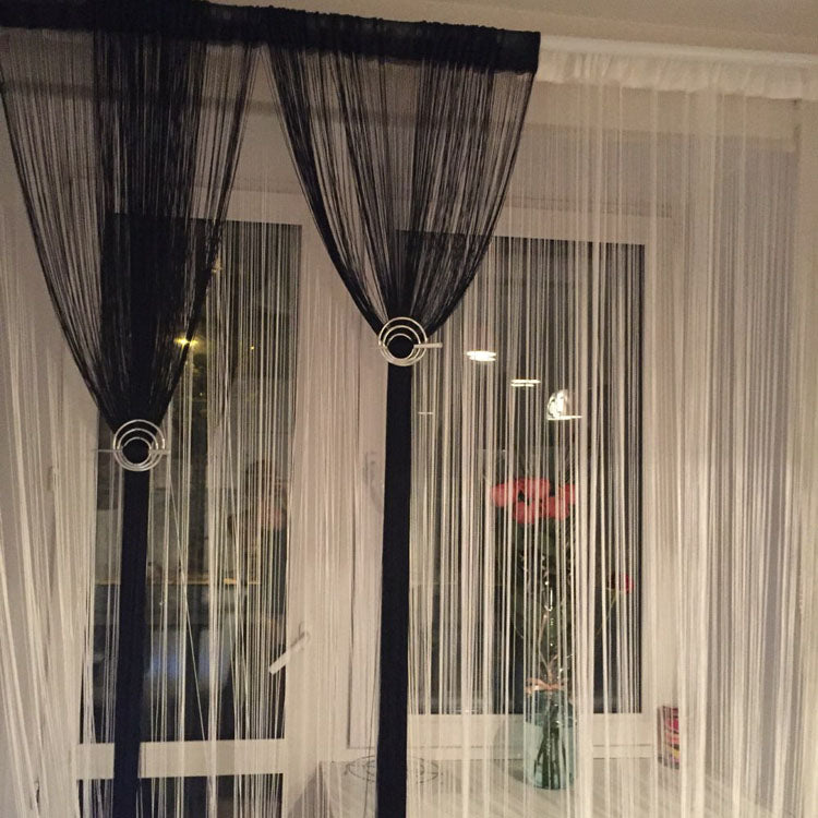 Honana WX-C5 1mx2m String Curtains Door Window Panel Divider Yarn Line Tassel Curtaion Drape Home Decor