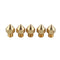 Anet 0.2+0.3+0.4+0.5+0.6mm Brass Nozzle Set for 1.75mm Filament 3D Printer Part