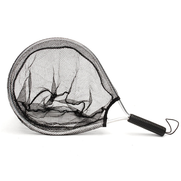 Fly Fishing Landing Handle Net Nomad Rubber Fish Nylon Mesh Trout Bag Tackle
