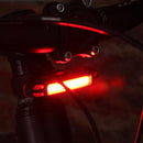 XANES 2 in 1 500LM Bicycle USB Rechargeable LED Bike Light Taillight Ultralight Warning Night