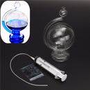Weather Glass Storm Forecast Predictor Bottle Barometer Blue Pigment Vase