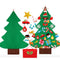 DIY Felt Christmas Tree with Glitter Ornaments Freely Paste Wall Hanging Christmas Trees Christmas Decorations Felt New Year Gift DIY Christmas Tree Kit