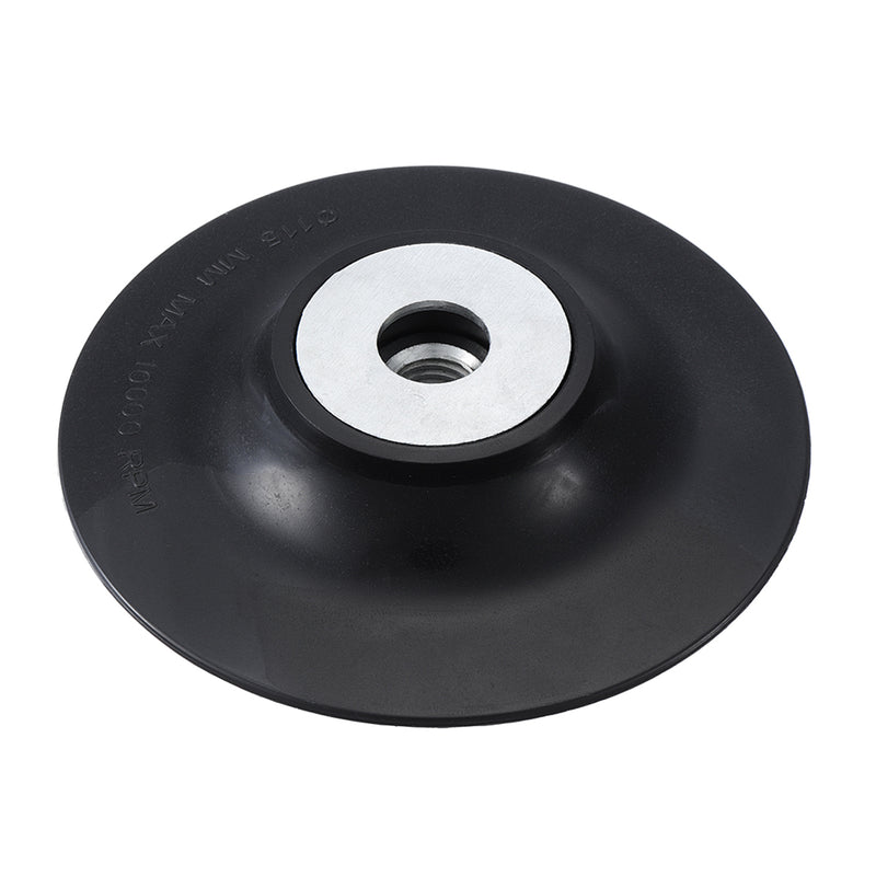 115mm Plastic Polish Backing Disc Pad M14 Thread For 4-1/2" Angle Grinder Sander