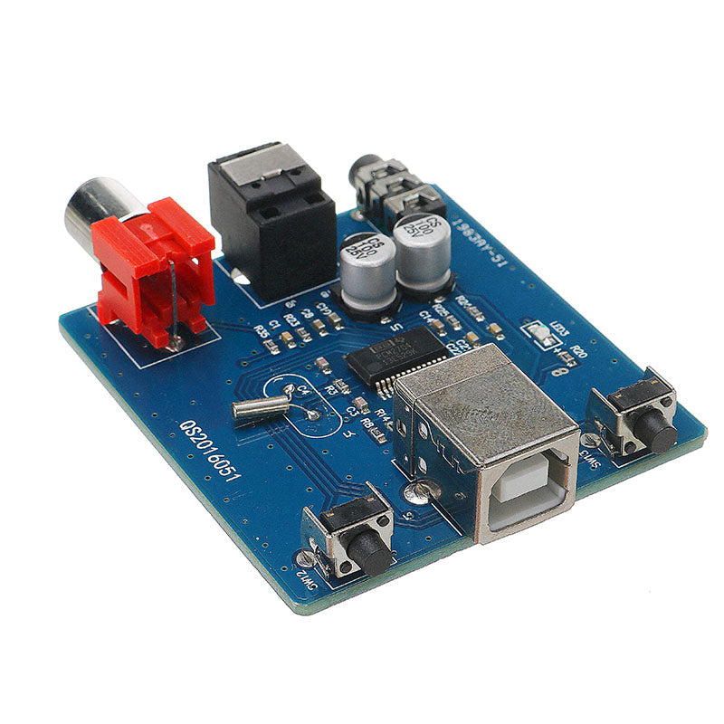 DAC Decoder PCM2704 USB To S/PDIF Sound Card Board 3.5mm Analog Output Coaxial HiFi Module