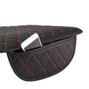 Leather Car Front Seat Cushion Covers Breathable Chair Protector Seat Pad Mat with Storage Bag