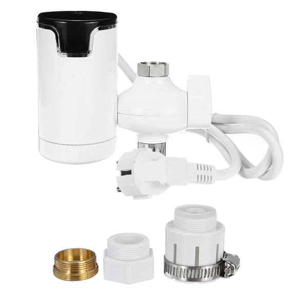 3000W 220V Electric Instant Heat Faucet Tap LED Display Hot Water Kitchen Sink