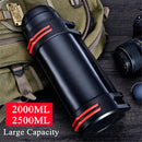 2000/2500ml Insulated Cup Outdoor Sports Thermos Drinkware Vacuum Portable Flask Kett