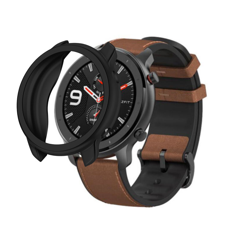 Electroplating TPU Watch Case Cover Watch Cover Screen Protector for Amazfit GTR 47mm