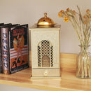 Hand Painted Middle East Style Wooden Metal Incense Burner Tower Holder