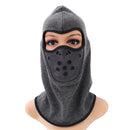 Winter Warm Riding fleece Balaclava Motorcycle Thicken Face Mask With Filter Layer Neck Protection