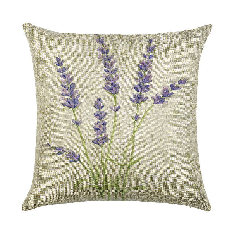 Honana 45x45cm Home Decoration Flowers and Plants Design Patterns Cotton Linen Pillow case