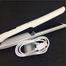 2 in 1 USB Charge Wireless Hair Straightener Curler Flat Iron Ceramic