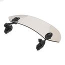 Universal Adjustable Clip On Brown Windshield Extension Spoiler Wind Small Windscreen Deflector For Motorcycle Scooter