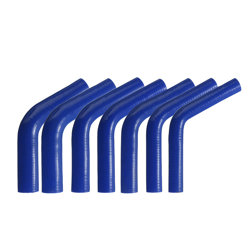 6.5-13mm 60 Degree Blue Silicone Tube 150mm Length Silicone Vacuum Hose Tubing Turbo Coolant Tube