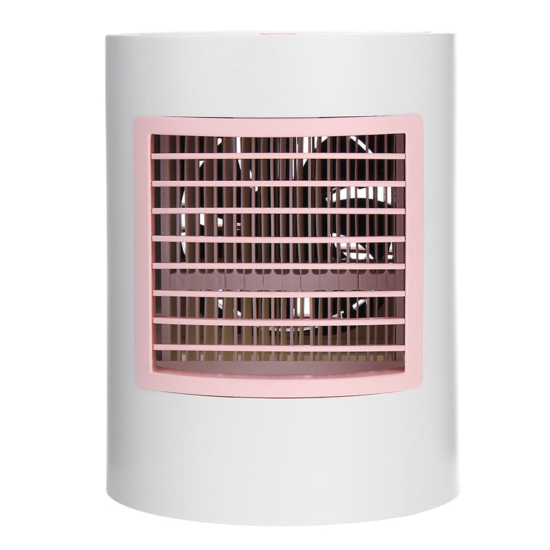 5V 3 Speeds Portable Air Cooler USB Oval Air Conditioner Fan Mini Water Cooling Fan Conditioner