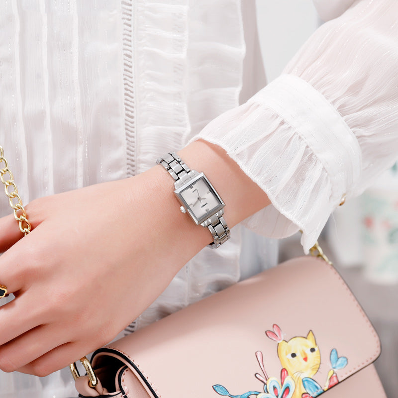 SKMEI 1407 Fashion Women Watch Light Luxury 3ATM Waterproof Stainless Strap Quartz Watch