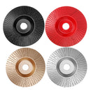 Drillpro 100mm Tungsten Carbide Wood Shaping Disc Carving Disc 16mm Bore Sanding Grinder Wheel for 100 115 Angle Grinder