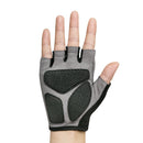 Outdoor Half Finger Bike Gloves Bicycle Cycling Outfit With Intelligent LED Turn Warning Light
