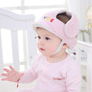 Baby Head Protector Letter Pattern Safety Hat