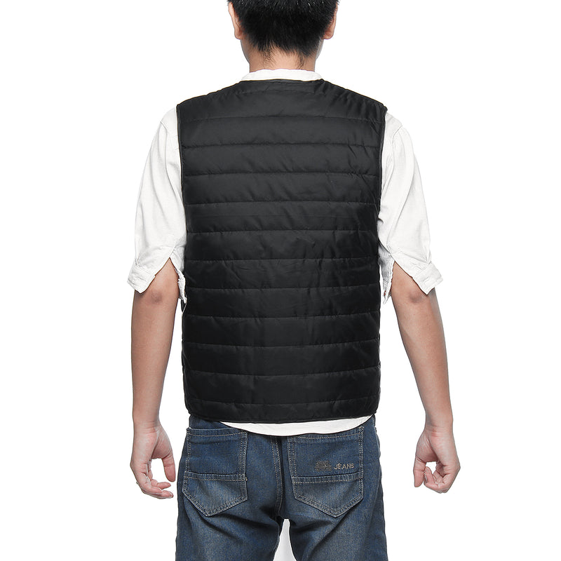 Electric 5V USB Heated Vest Winter Fast Warm-Up Coat Jacket 3 Adjustment Temp