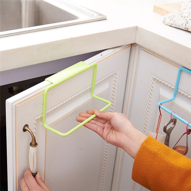 Kitchen Bathroom Cabinet Cupboard Hanger Kitchen Towel Hanger Kitchen Storage Rack Free Nail