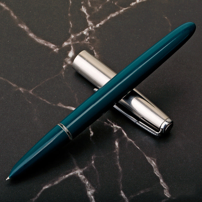 HERO 616 New Classic Nostalgic Fountain Pen Golden Nib Ink Pen Fine Nib 0.5mm Calligraphy Pens Gifts for Students Friends Families