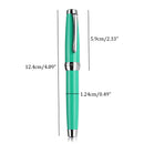 1 pcs DELIKE NEW MOON 3 Metal Fountain Pen Extra Fine Nib 0.38/0.6mm Writing Gifts