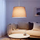 230*300*185MM Ceiling Lamp Shade Table Lampshape Home Cotton Textured Fabric PVC Linen Room