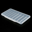 ZANLURE 185x103x13mm 168 Flies Capacity Plastic Fly Fishing Box Fishing Lure Hook Bait Tackle Box