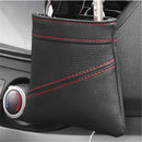Leather Car Air Vent Storage Bag Phone Holder Sundries Storage Bucket Hanging Pocket Pouch
