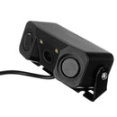 Universal 3 In 1 170 Car Parking Reversing Radar Sensor Rear View Backup Camera