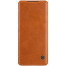 NILLKIN Flip Bumper Shockproof Card Slot Holder Full Cover PU Leather Vintage Protective Case for Samsung Galaxy S11