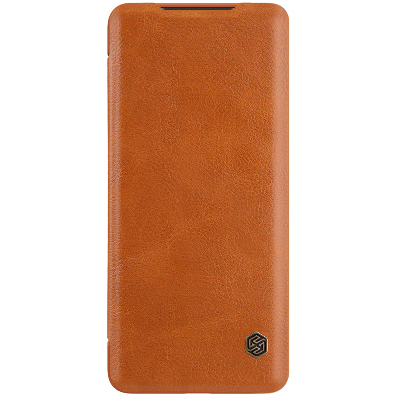 NILLKIN Flip Bumper Shockproof Card Slot Holder Full Cover PU Leather Vintage Protective Case for Samsung Galaxy S11