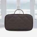 4 Colors Double Layers Cosmetic Bag Women Makeup Case Organizer Toiletry Storage