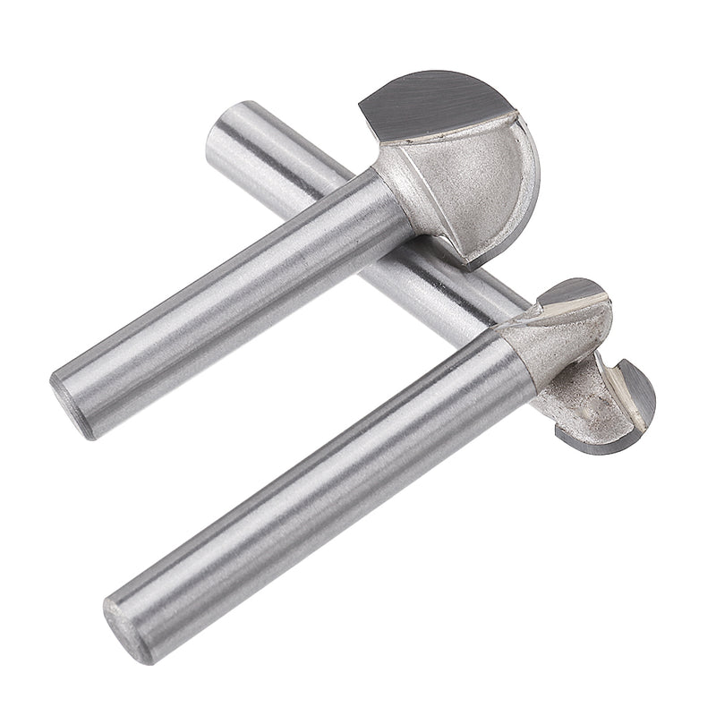 Tideway 1/4x1/4 1/4x5/16 1/4x5/8 Inch Round Bottom Router Bit Milling Cutter Woodworking Tools