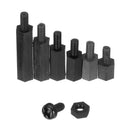 RJXHOBBY 180pcs M3 Nylon Spacer Screw Nut Assorted Kit With Box