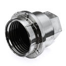 Black Chrome Plastic Wheel Lug Nut Cover Cap