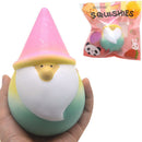 IKUURANI Santa Claus Christmas Squishy Rainbow 12.5*8.5*8.5CM licensed Slow Rising With Packaging