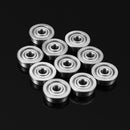 Machifit 10pcs F623ZZ Flange Bushing Ball Bearings 3x10x4mm Mini Deep Groove Flange Ball Bearing