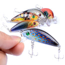ZANLURE 5PCS 5CM 3.8G Fishing Lures Wobblers Painting Series Fishing Topwater Artificial Hard Baits
