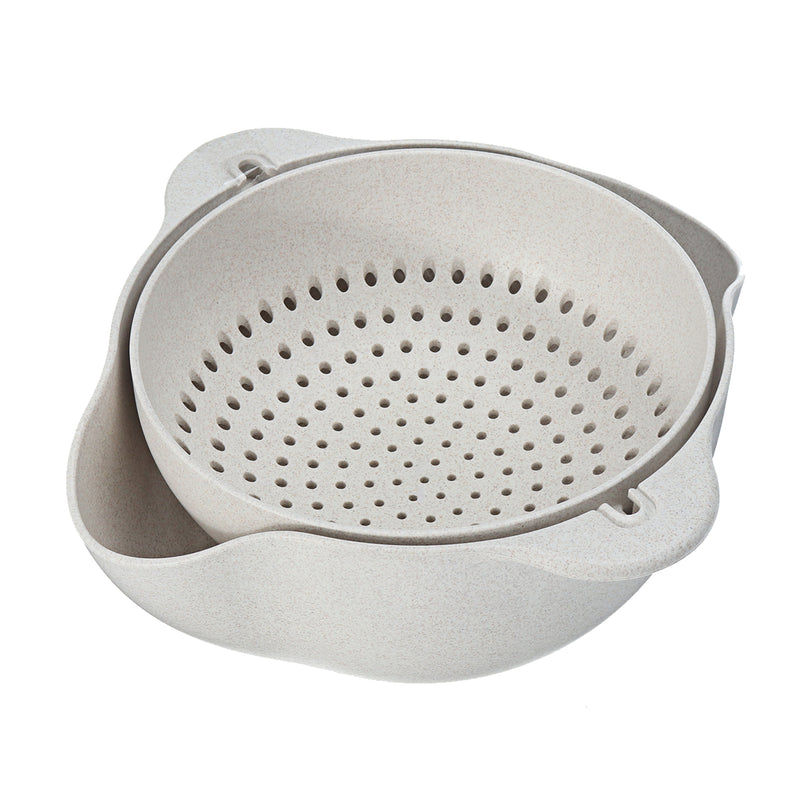 Vegetable Fruit Washing Drain Basket Mesh Strainer Drying Colander Kitchen