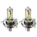 Car Halogen Headlights Bulbs H1 H3 H4 H7 Driving Fog Lamp 60/55W 12V Amber 2Pcs