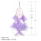 Warm White Battery Supply LED Night Light Dream Catcher Hanging Wind Chime Wall Decor Car Ornaments