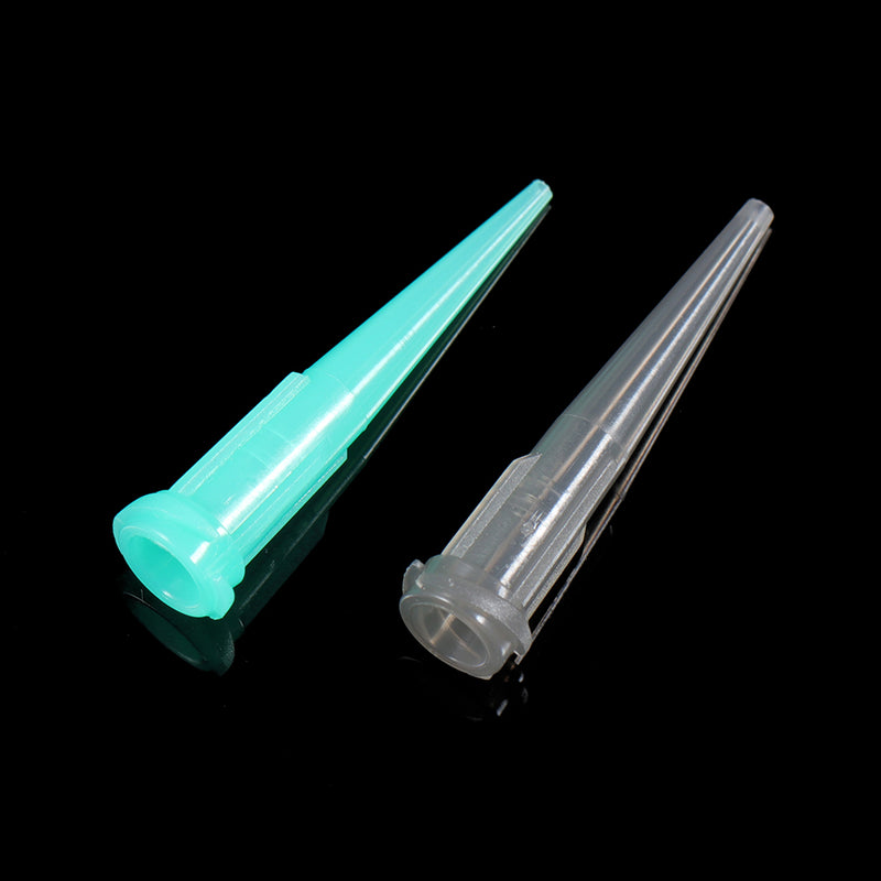 19Pcs/Set American Dispensing Needle with Connector Adapter Blunt Tip TT Tip Syringe Needles Cap for Refilling and Measuring Liquids Industrial Glue Applicator