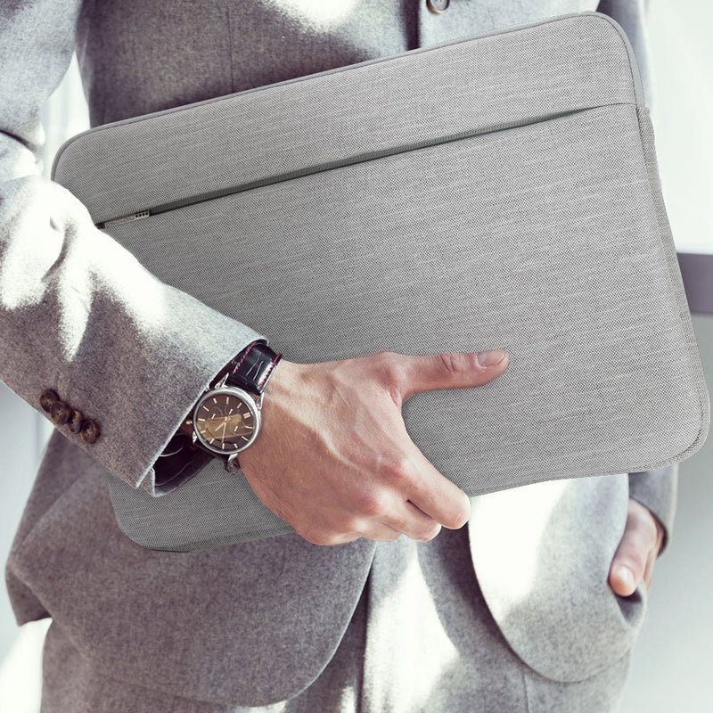 Nylon Sleeve Bag Laptop Bag Tablet Bag Digital Product Organizer For 13.3 Inch 15.6 Inch Laptop Notebook Tablet PC iPad Pro 12.9 Inch Macbook Pro 15.6 Inch