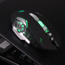 HXSJ M70GY 2400DPI 2.4G 6D Colorful Backlit Wireless Rechargeable Gaming Mouse for Anne Pro 2 Laptop Computer PC
