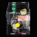 Hamster Acrylic Cage Clear 1 Layer Mice Mouse Castle Rat House Toy Pet Bed Kids Gift