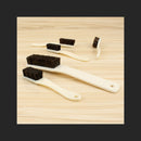 MYTEC 4/6row Pig Bristle Brush Collectables - Autograph Tools for Maintenance Cleaning Walnut Bristle Brush Polishing and Oil Brush Tool
