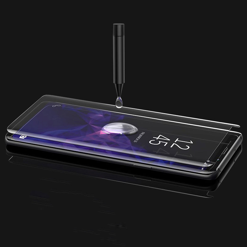 Bakeey UV Glue Full Adhesive Clear 3D Curved Edge Tempered Glass Screen Protector For Samsung